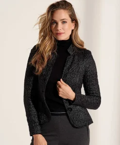 Ml Collections Structuur Blazer Metallic