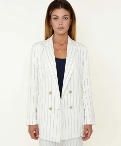 Moscow Krijtstreep Blazer Georgina