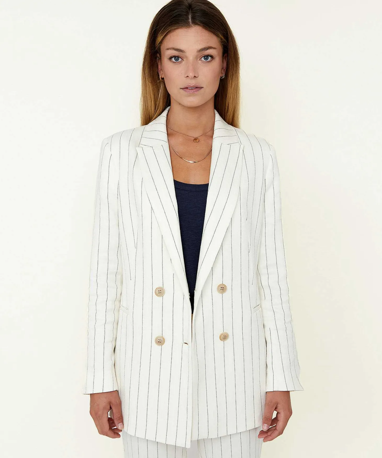 Moscow Krijtstreep Blazer Georgina