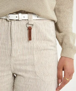 Moscow Paperbag Broek Met Streepjes Margarita