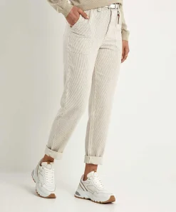 Moscow Paperbag Broek Met Streepjes Margarita
