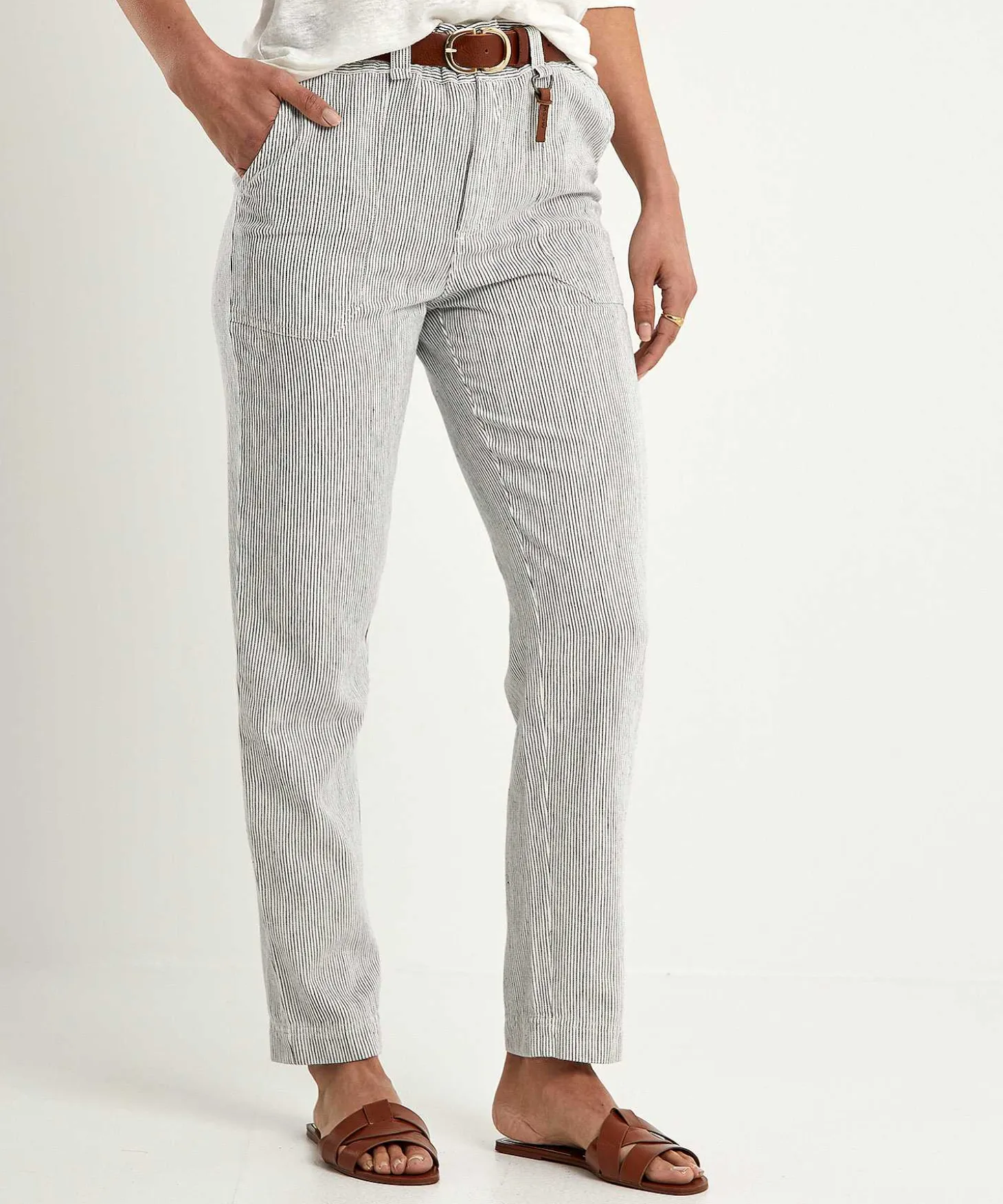 Moscow Paperbag Broek Met Streepjes Margarita