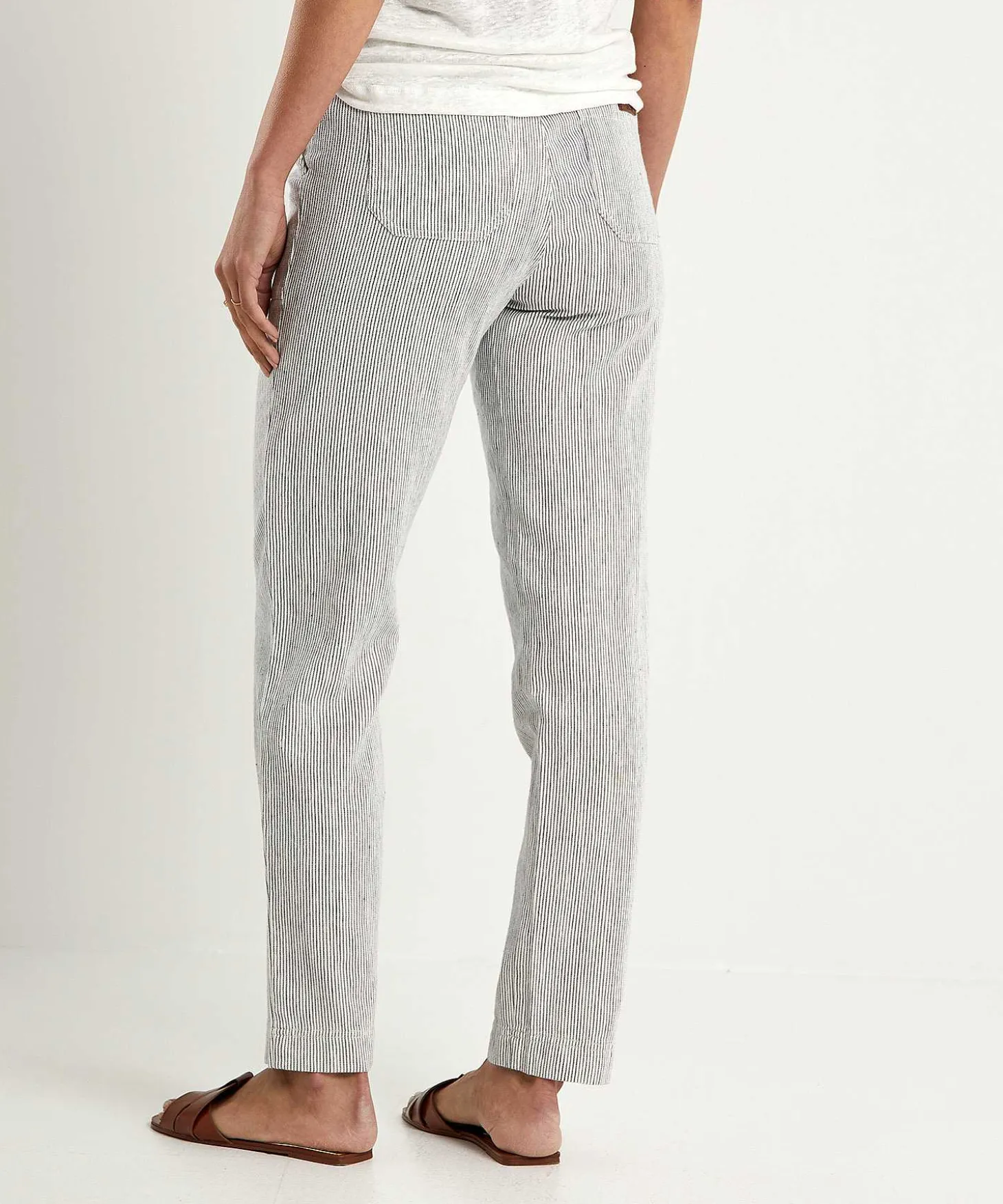 Moscow Paperbag Broek Met Streepjes Margarita