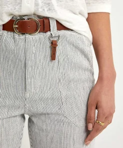Moscow Paperbag Broek Met Streepjes Margarita