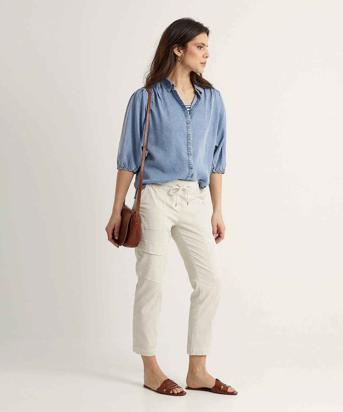 Moscow Soft Denim Blouse Jordy