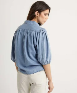 Moscow Soft Denim Blouse Jordy