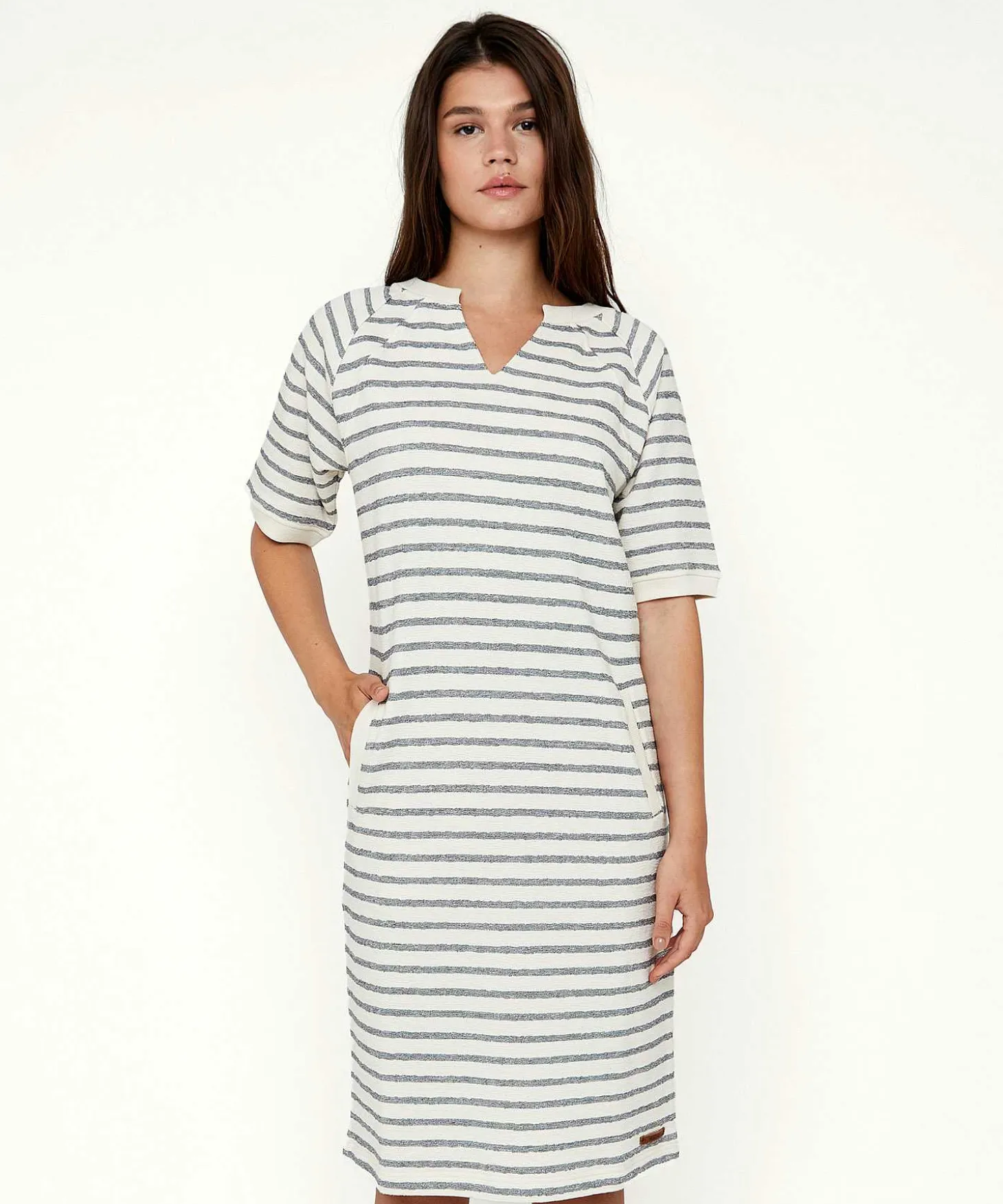 Moscow Sweatjurk V-Hals Strepen Wild