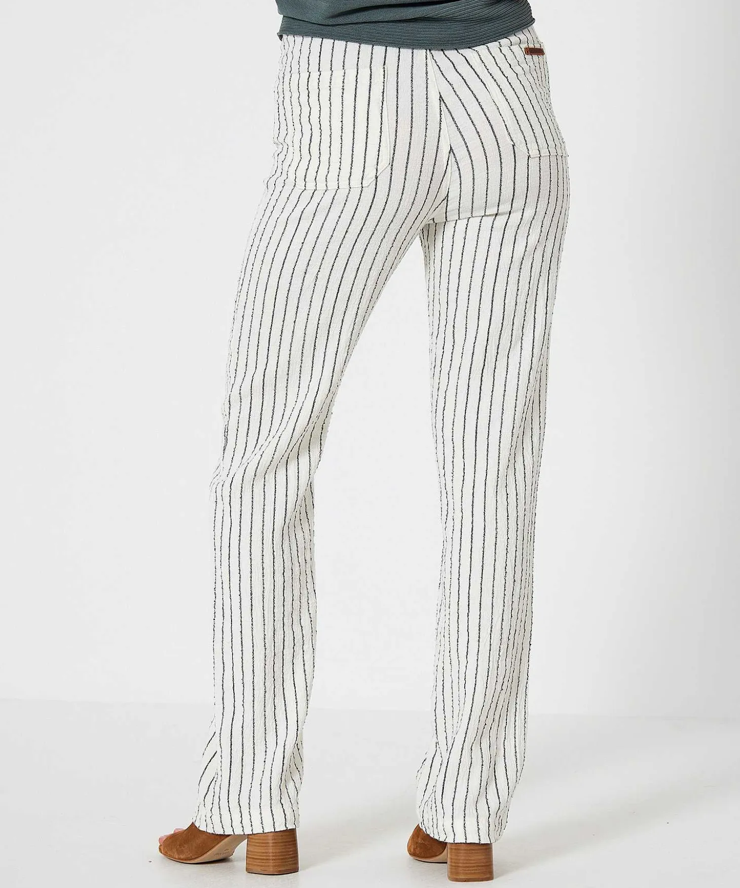 Moscow Wide Leg Broek Streepje Abiba