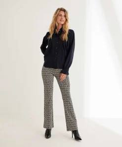 No Man's Land Broek Jacquard Grafisch