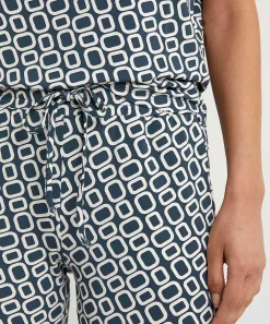 No Man's Land Cropped Palazzo Broek Slinky Retro