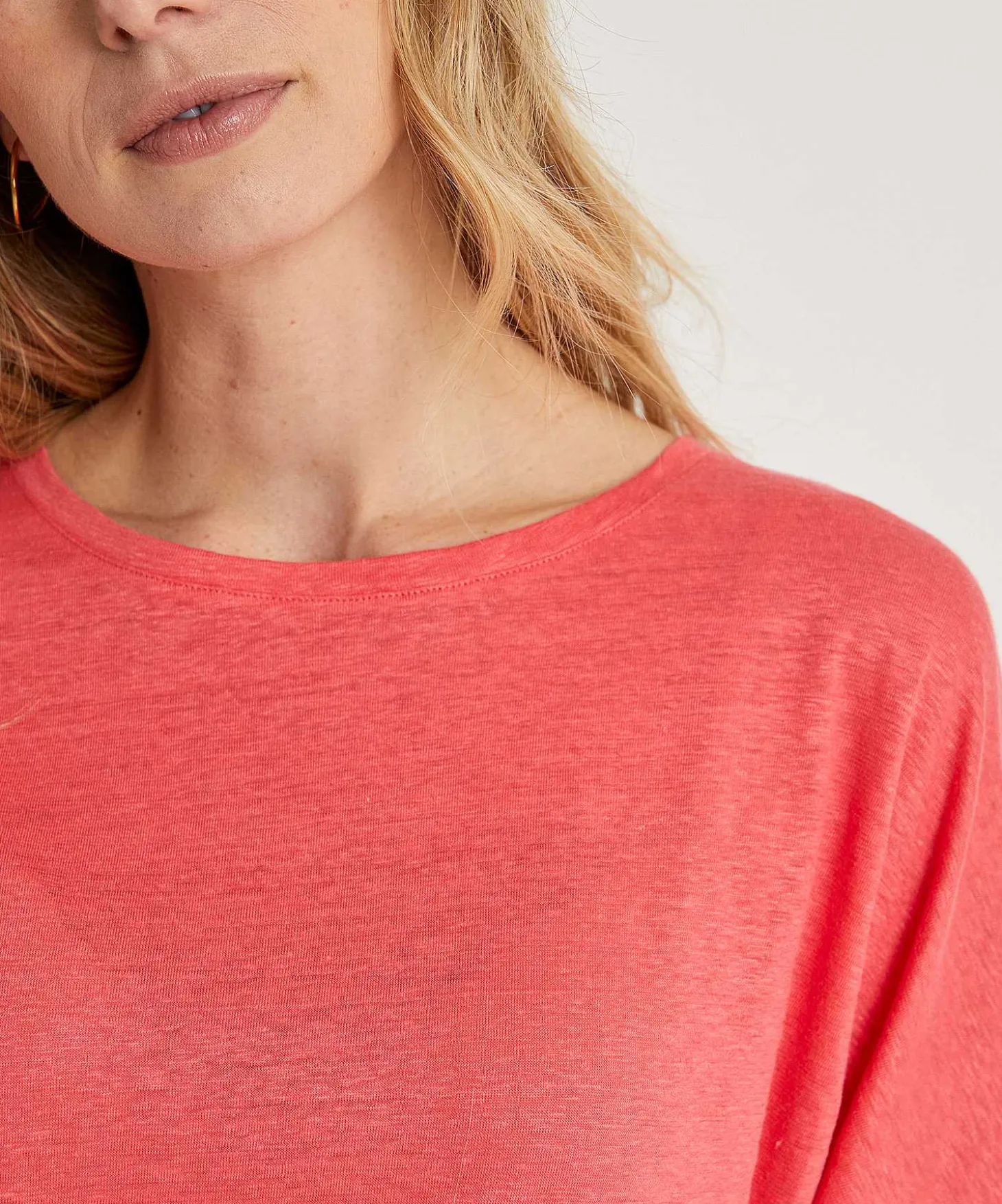 No Man's Land Linnen Shirt Vleermuismouw