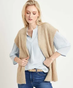 No Man's Land Mouwloos Swagger Vest Wolmix