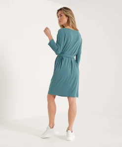 No Man's Land Slinky Jurk Ceintuur Crepe