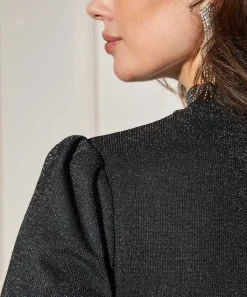 Oui Colshirt Lurex
