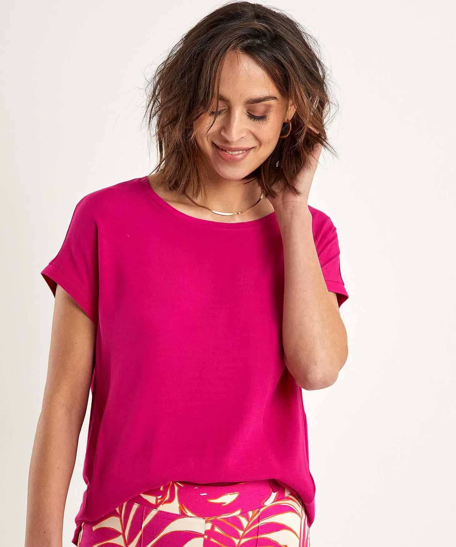Oui Crepe Top