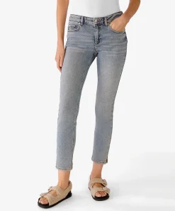 Oui Cropped Jeans Skinny Splitjes