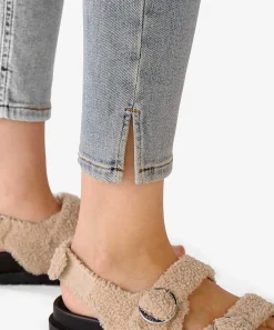 Oui Cropped Jeans Skinny Splitjes