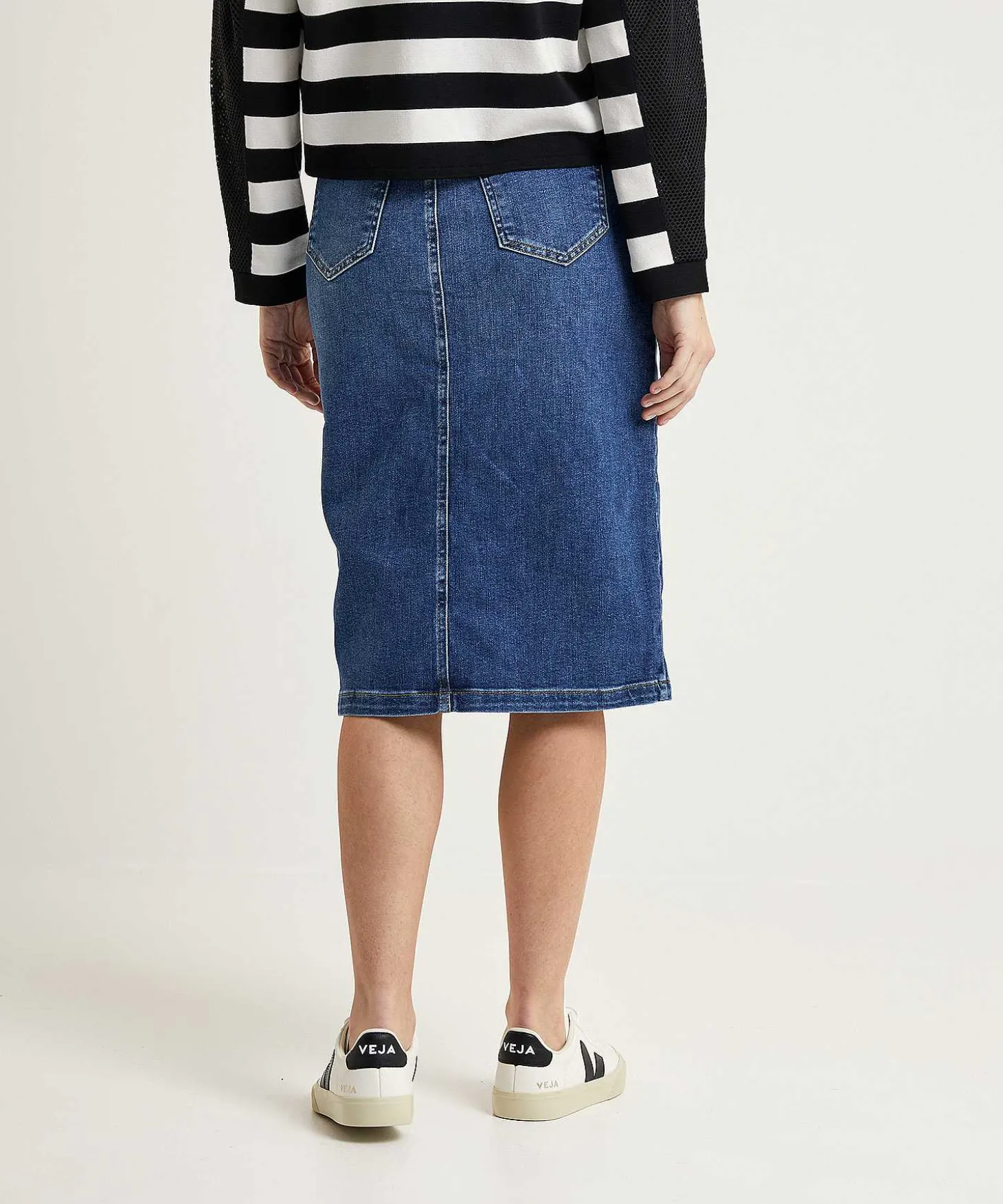 Oui Denim Rok Met Split