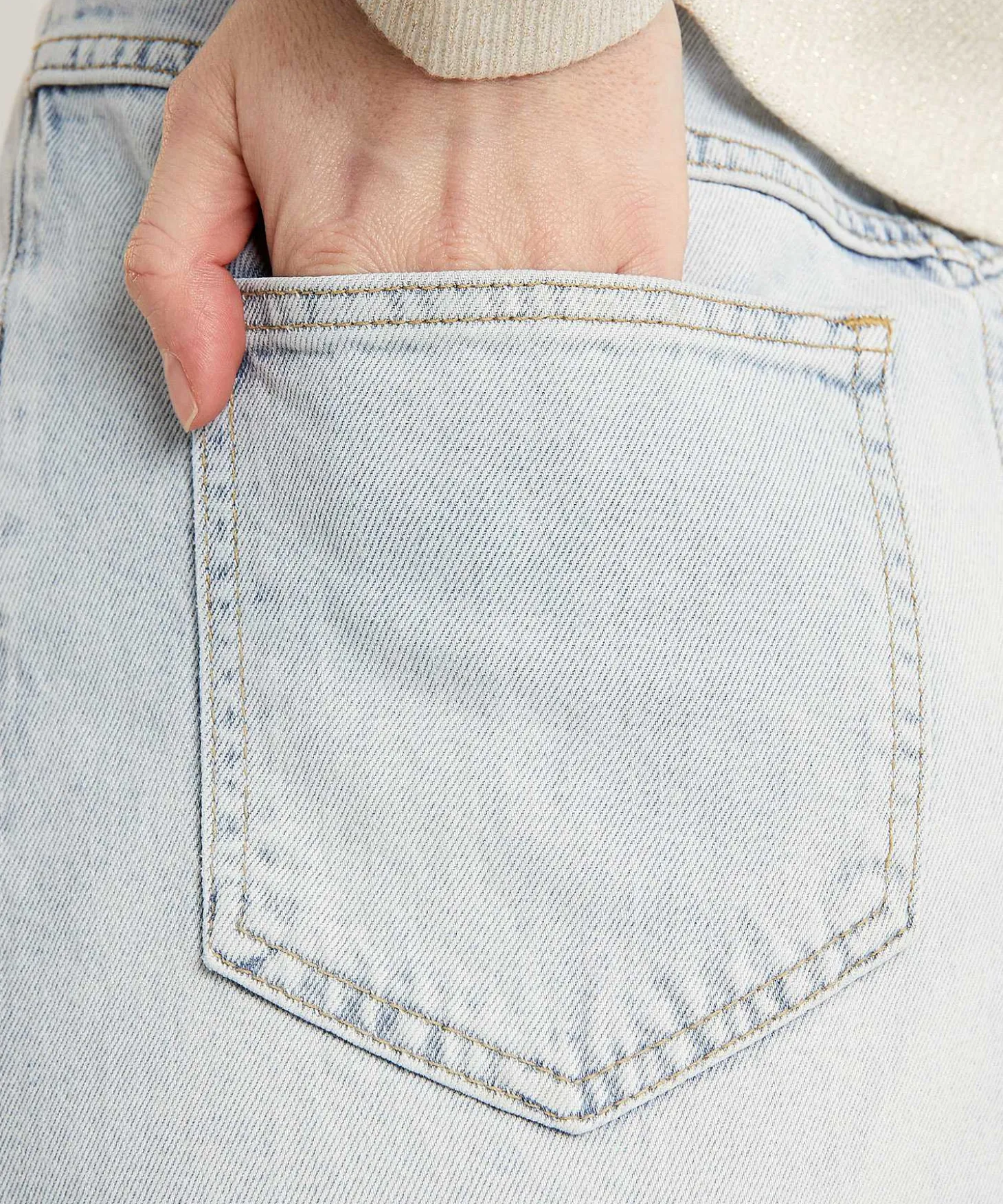 Oui Denim Rok Met Split