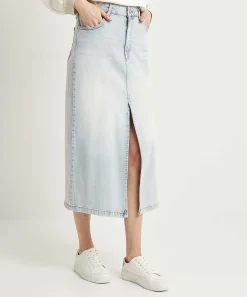 Oui Denim Rok Met Split