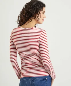 Oui Gestreept Shirt