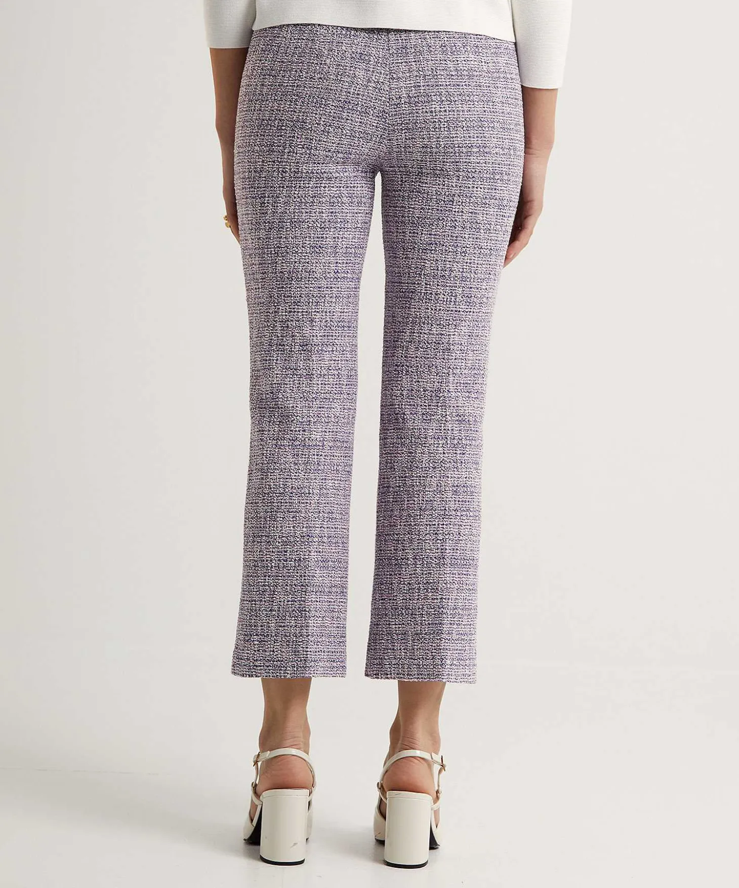 Oui Kick Flare Boucle Broek