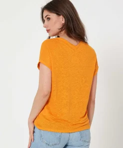 Oui Linnen Shirt V-Hals