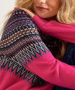 Oui Noorse Trui Jacquard