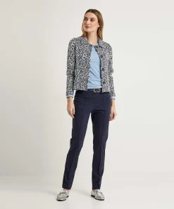 Oui Shirt Met Schouderplooi Lurex