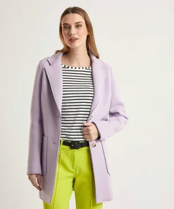 Oui Shirt Strepen Lange Mouw