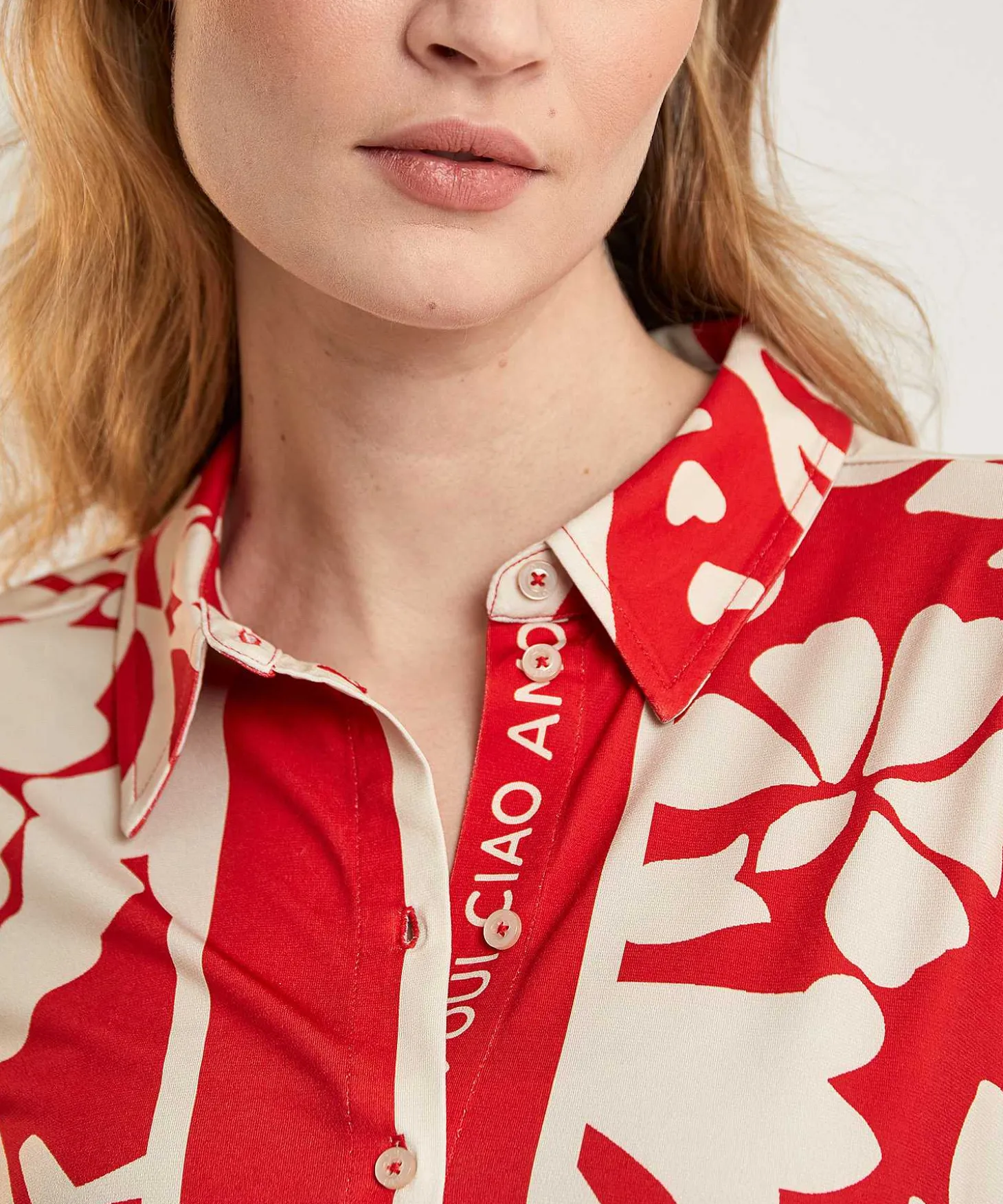 Oui Slinky Blouse Print