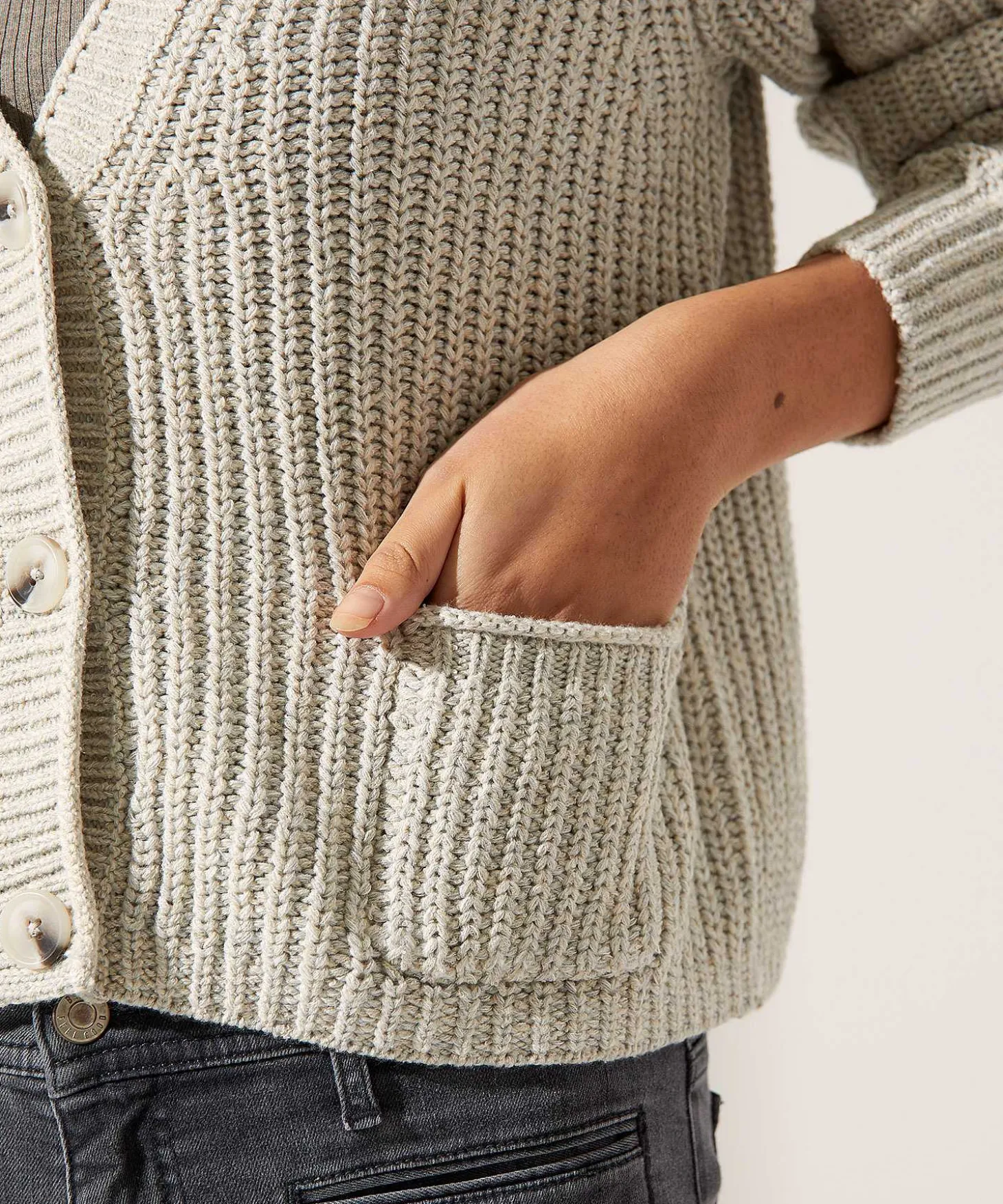 Oui Vest Met Knopen