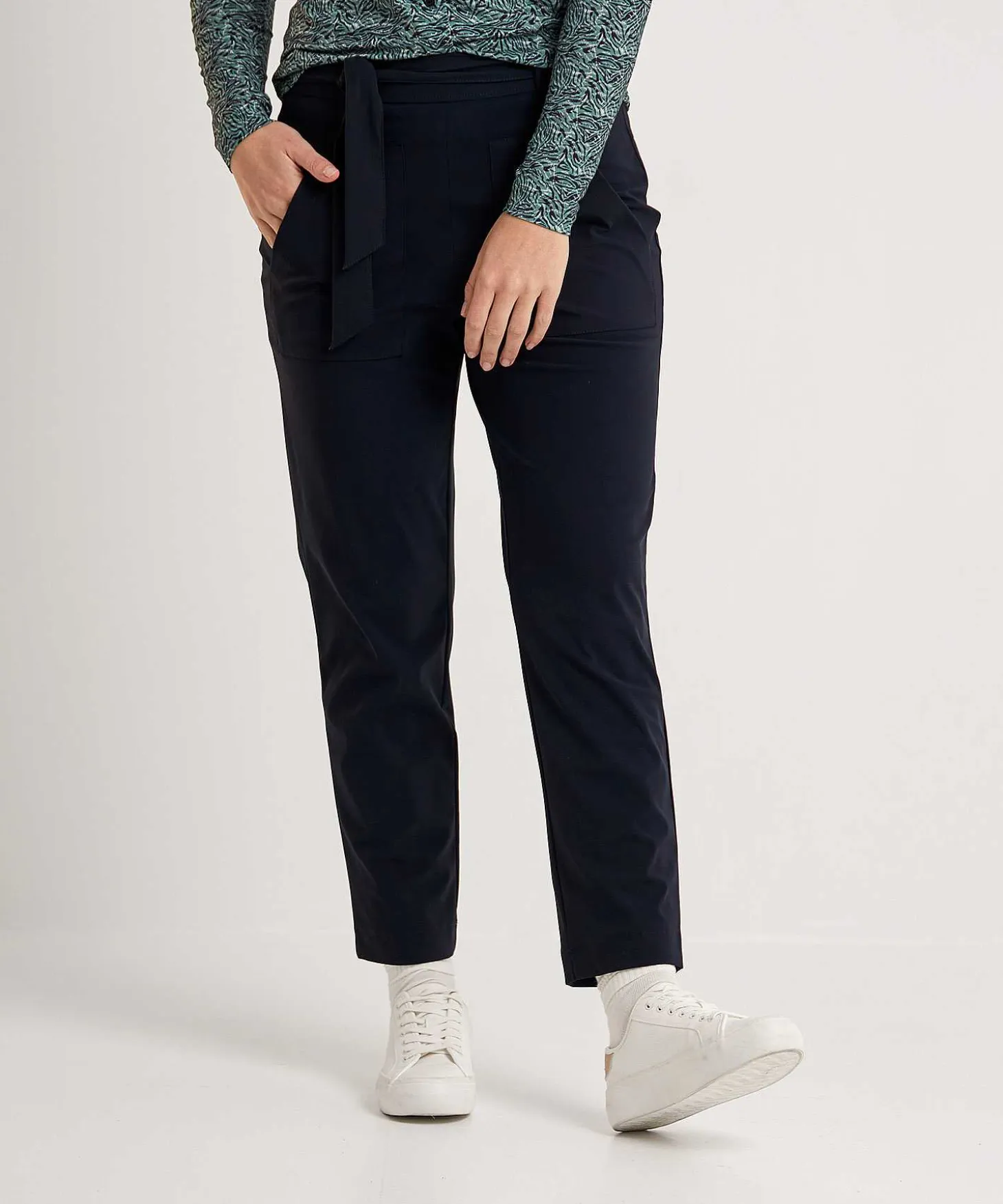 Raffaello Rossi Relaxed Fit Travelstof Broek Ira