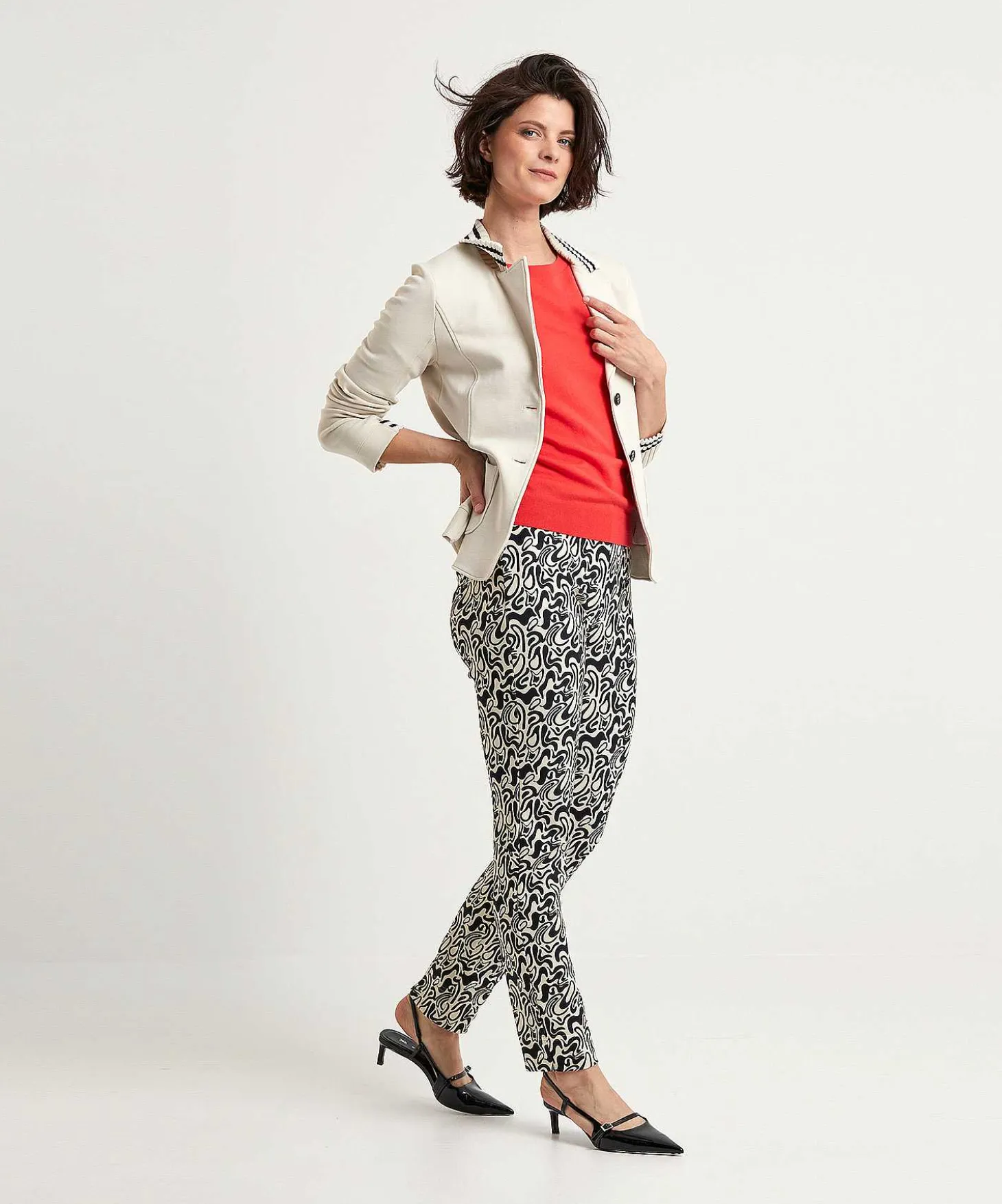 Raffaello Rossi Scuba Tregging Met Print Penny