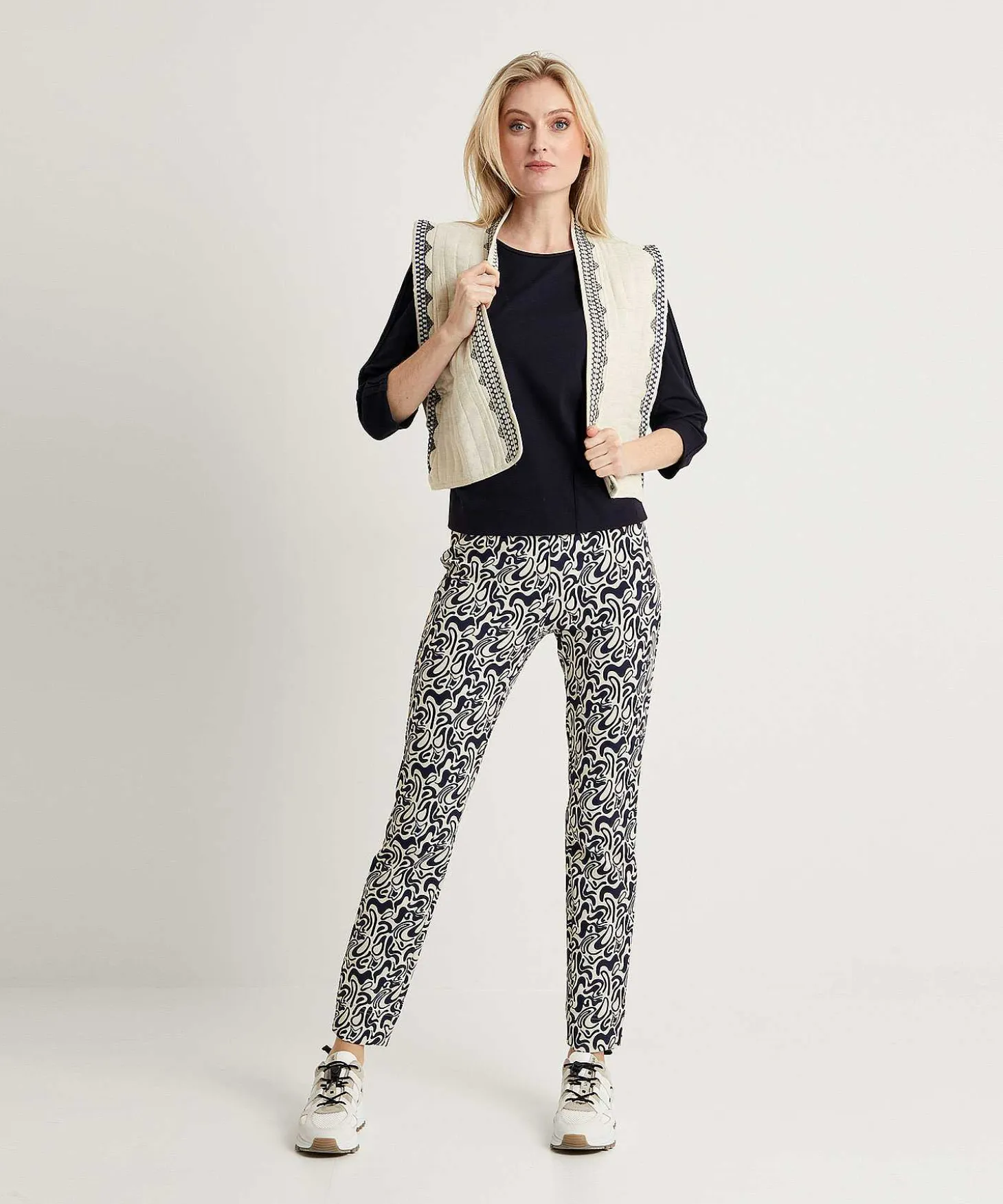 Raffaello Rossi Scuba Tregging Met Print Penny
