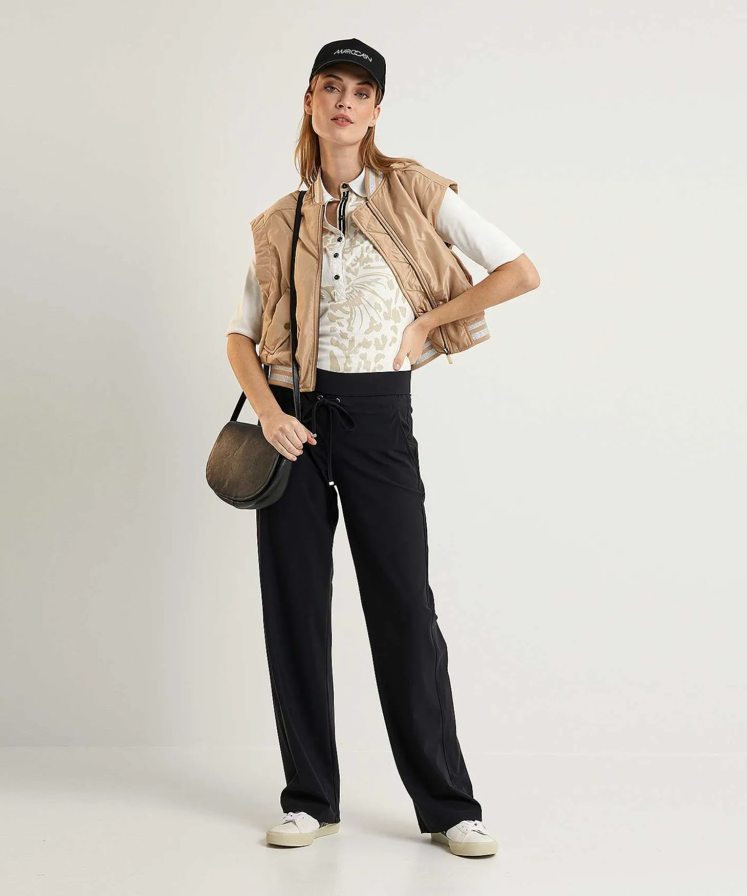 Raffaello Rossi Straight Fit Travelstof Broek Candice