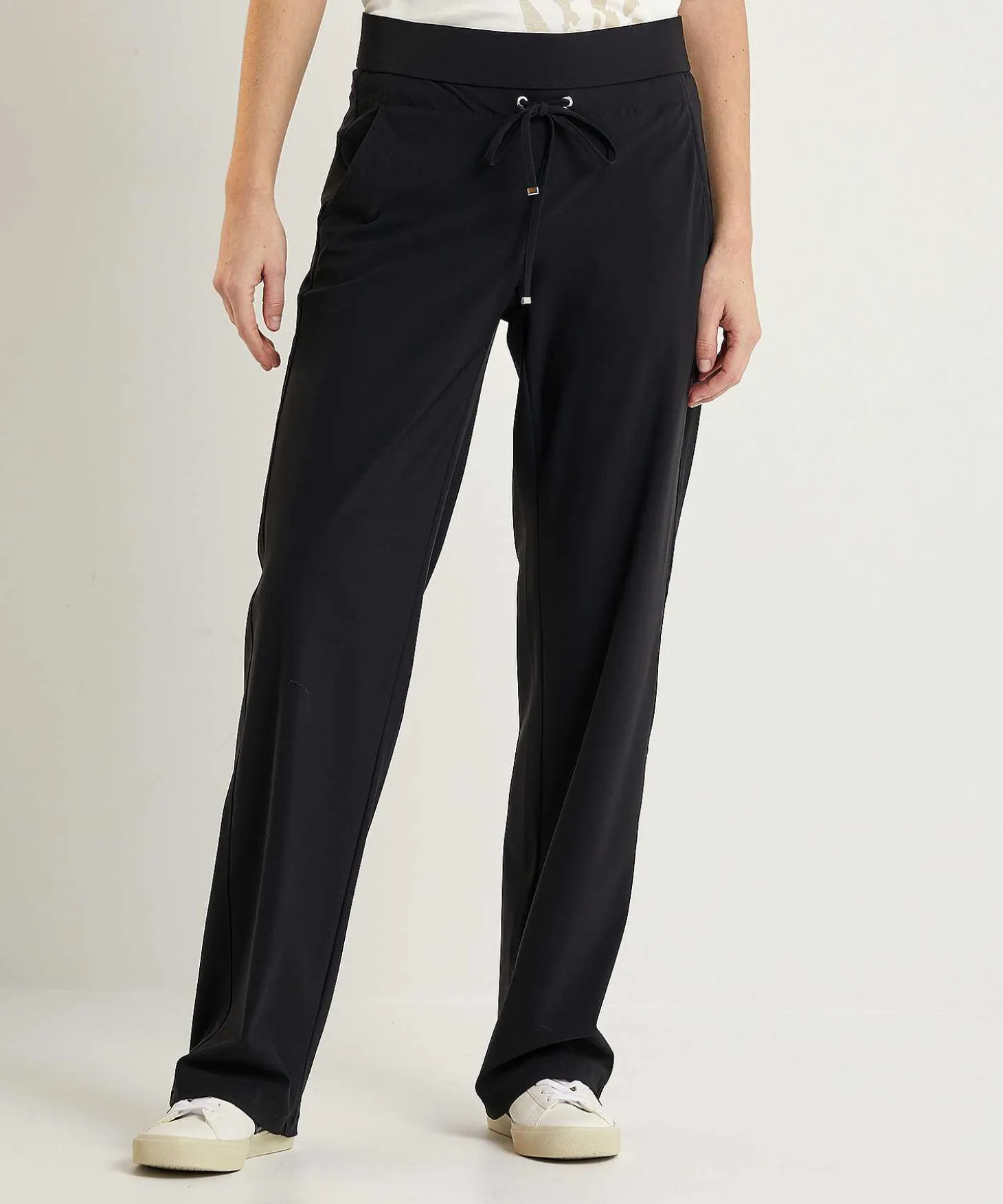 Raffaello Rossi Straight Fit Travelstof Broek Candice