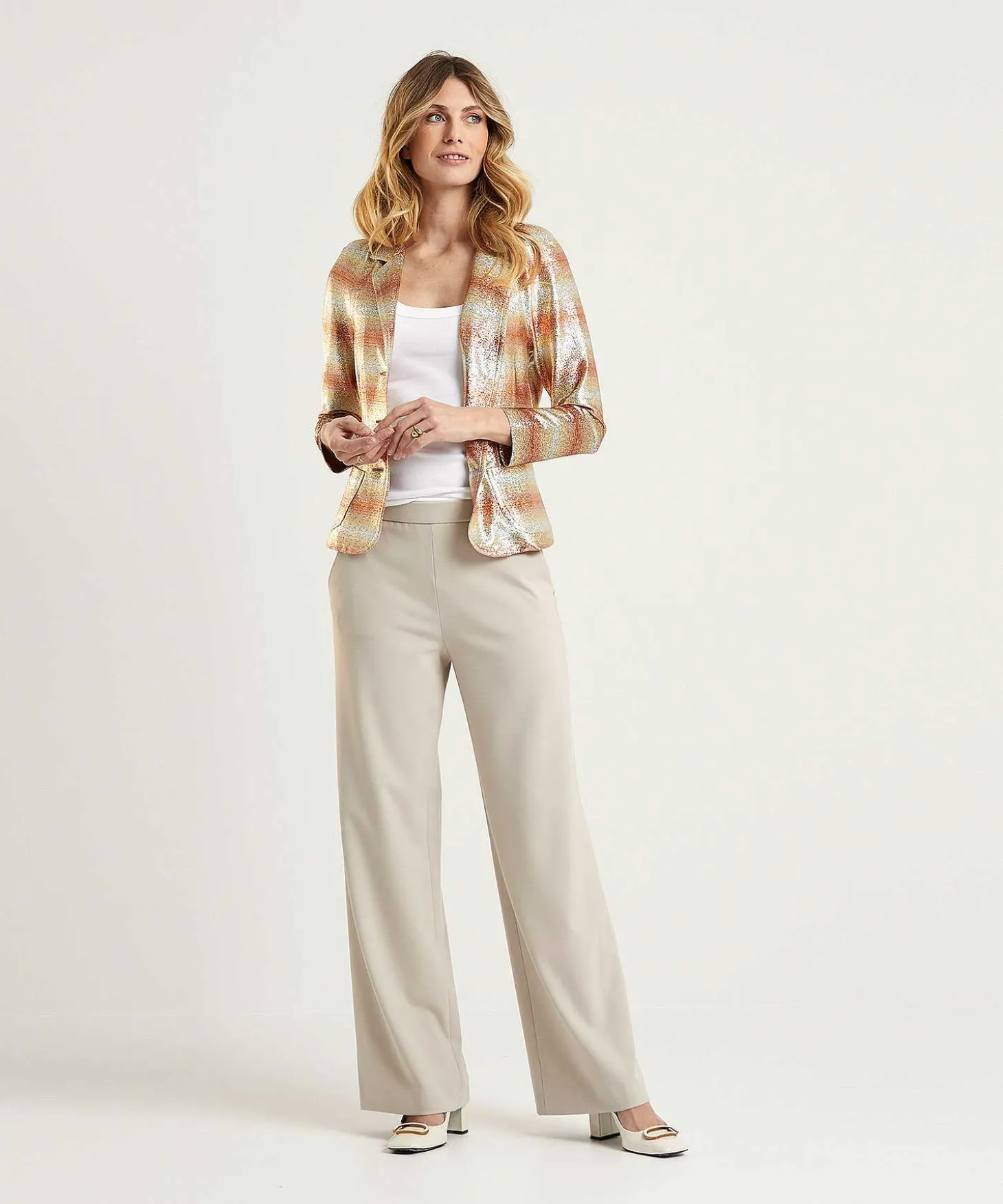 Raffaello Rossi Wide Leg Broek Palina Long