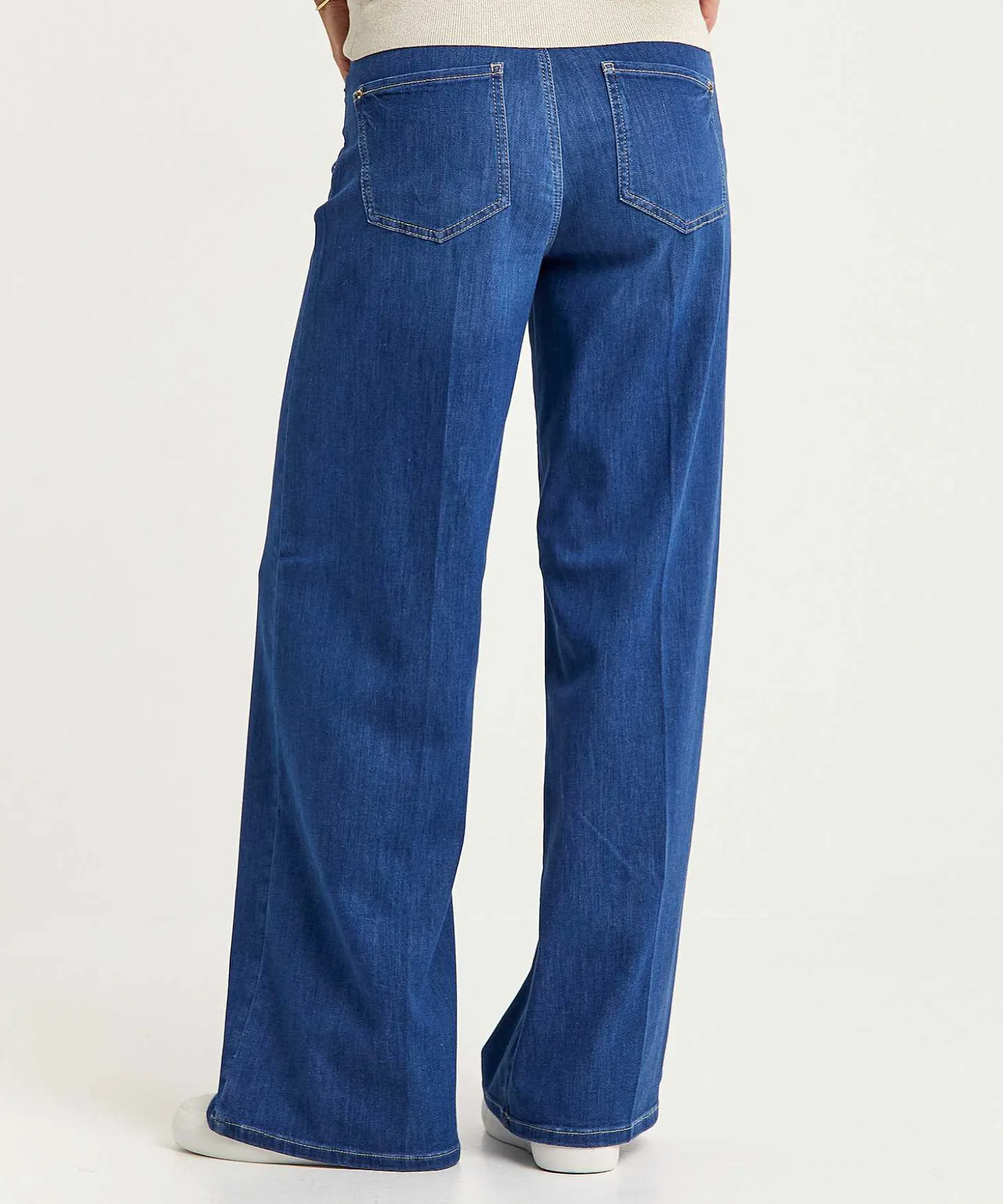Raffaello Rossi Wide Leg Jeans Ceintuur Sventy B