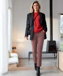 Raphaela By Brax Kick Flare Broek Met Print Lillyth