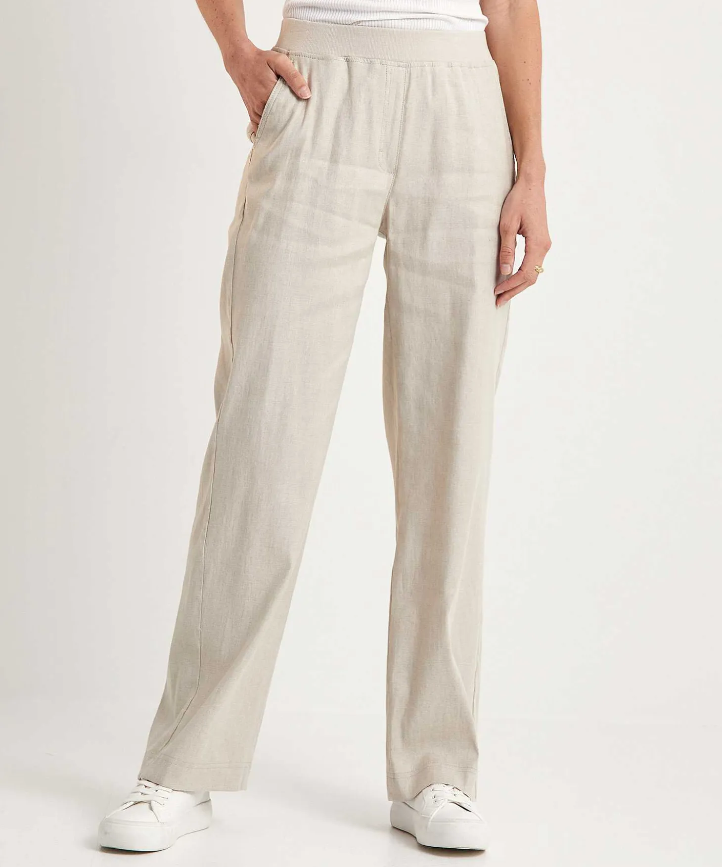 Raphaela By Brax Palazzo Broek Linnenmix Pam