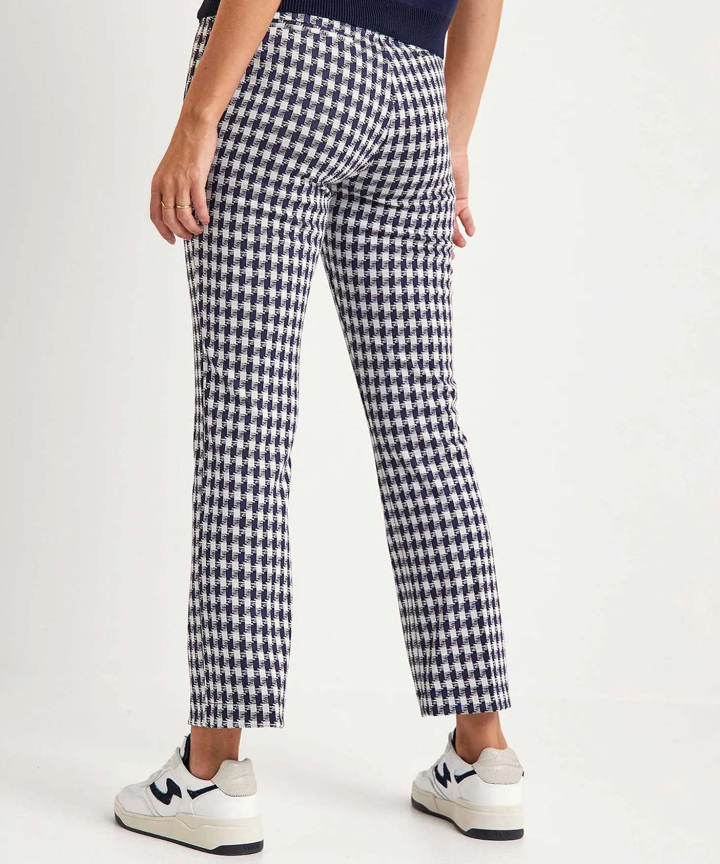 Raphaela By Brax Super Slim Cropped Broek Lillyth Check