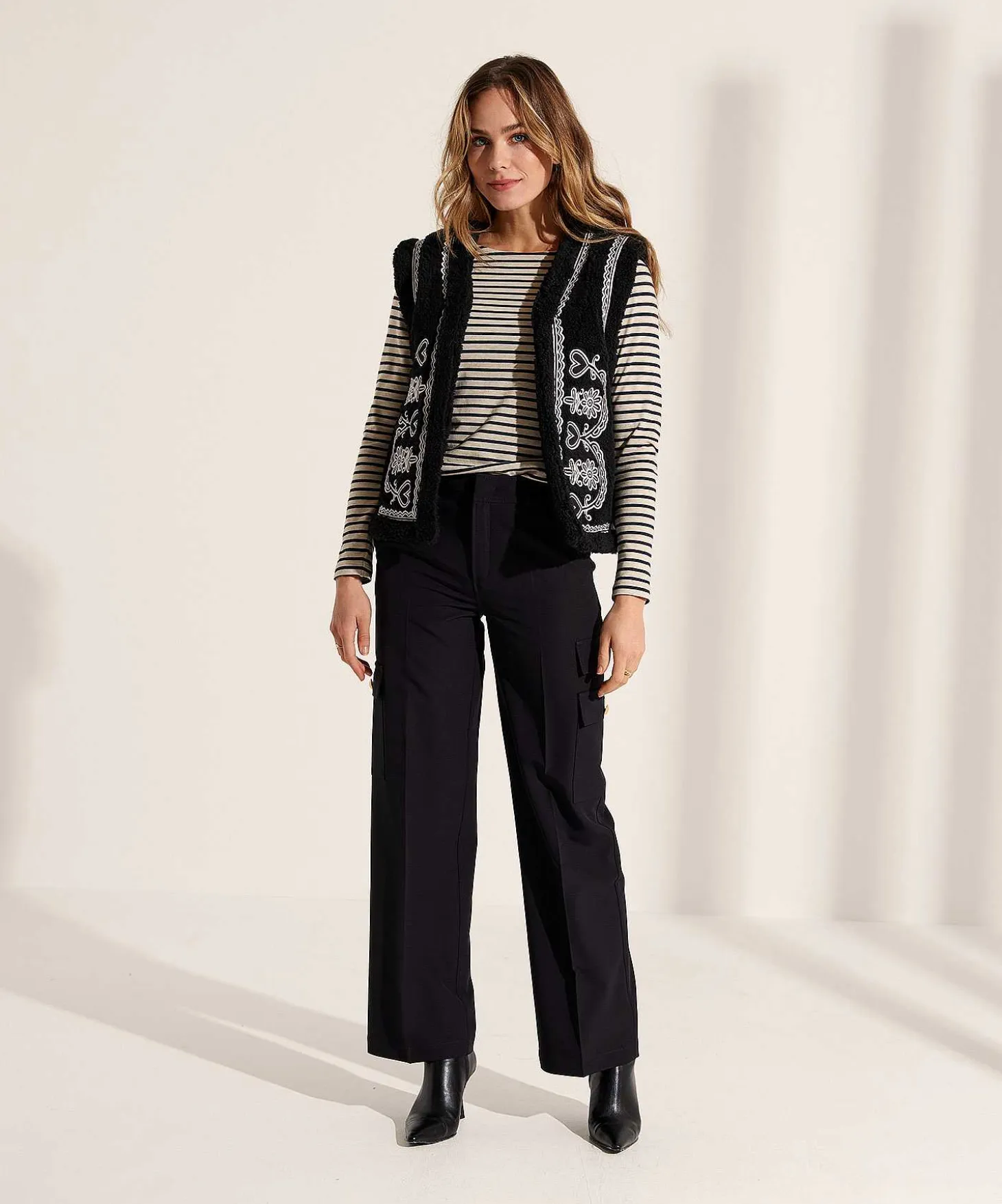 Rosner Cargo Wide Leg Broek Mara
