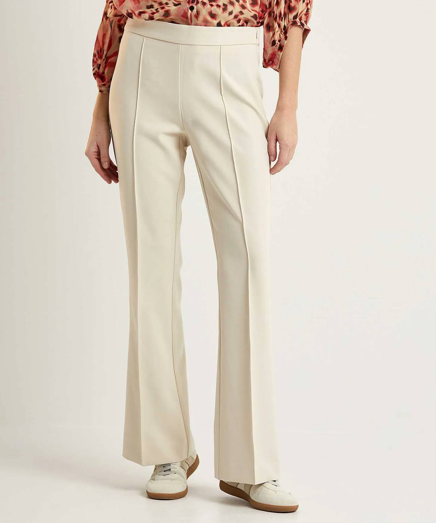 Rosner Flared Broek Met Pintucks Audrey 1