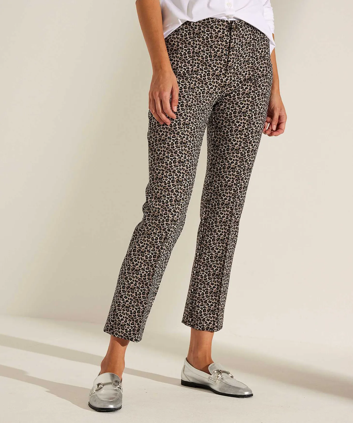 Rosner Light Scuba Broek Panterprint Alisa