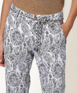 Rosner Linnenmix Broek Bloemen May