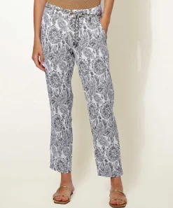 Rosner Linnenmix Broek Bloemen May