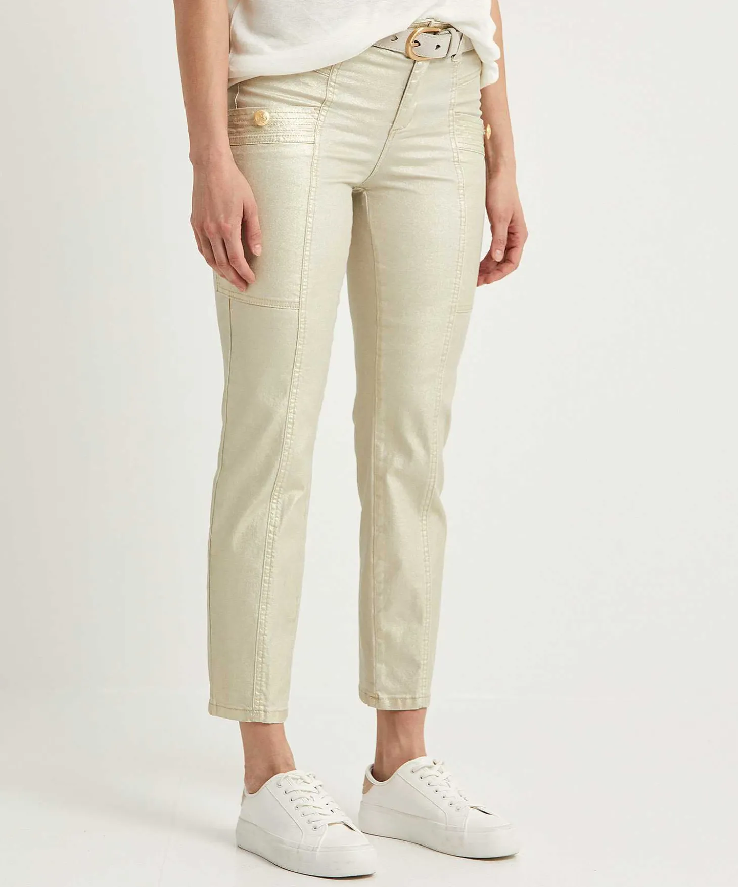 Rosner Metallic Cargo Broek Antonia