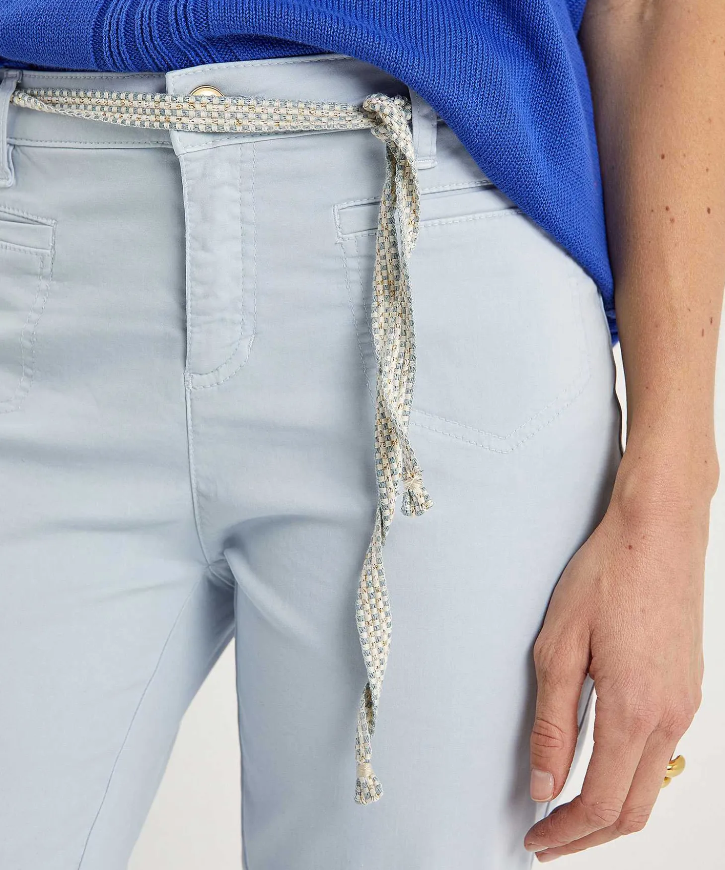 Rosner Slim Fit Broek Met Ceintuur Alisa
