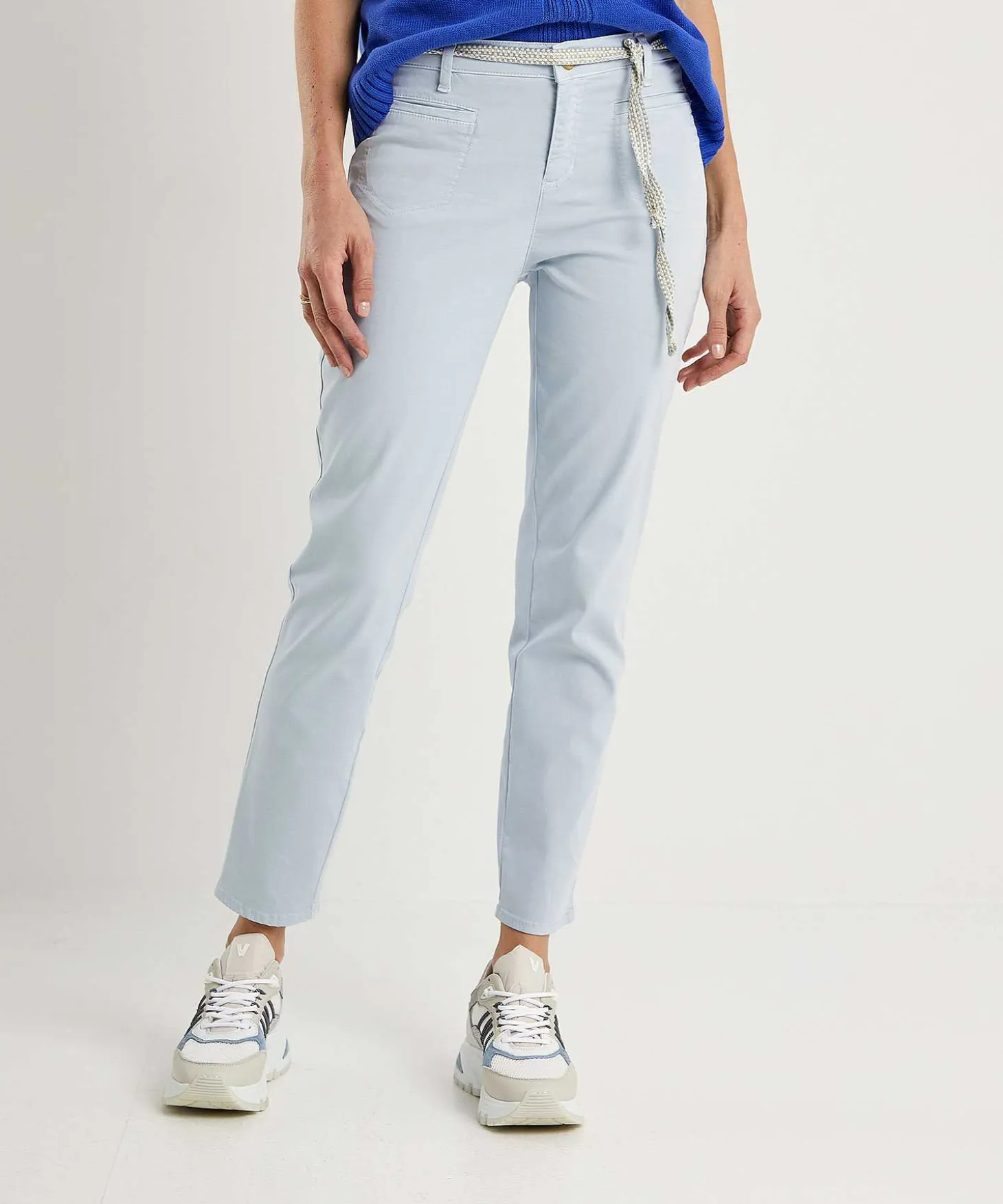 Rosner Slim Fit Broek Met Ceintuur Alisa